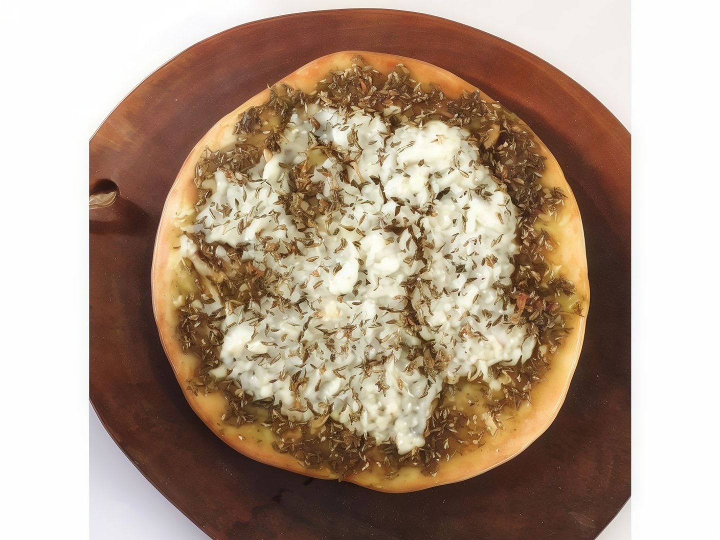 منقوشة زعتر بالشطة