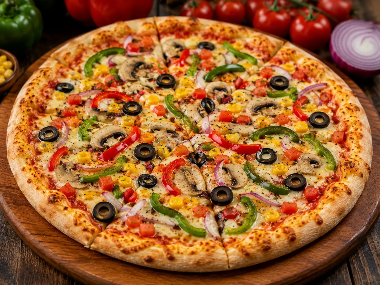 Vegetable Pizza