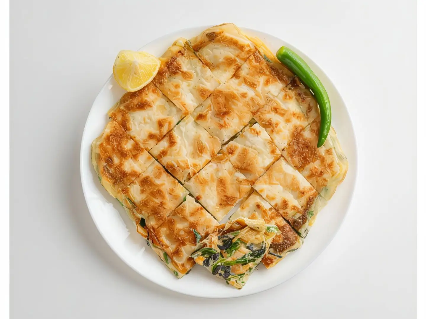 Cheese With Olive Slices Mutabbak