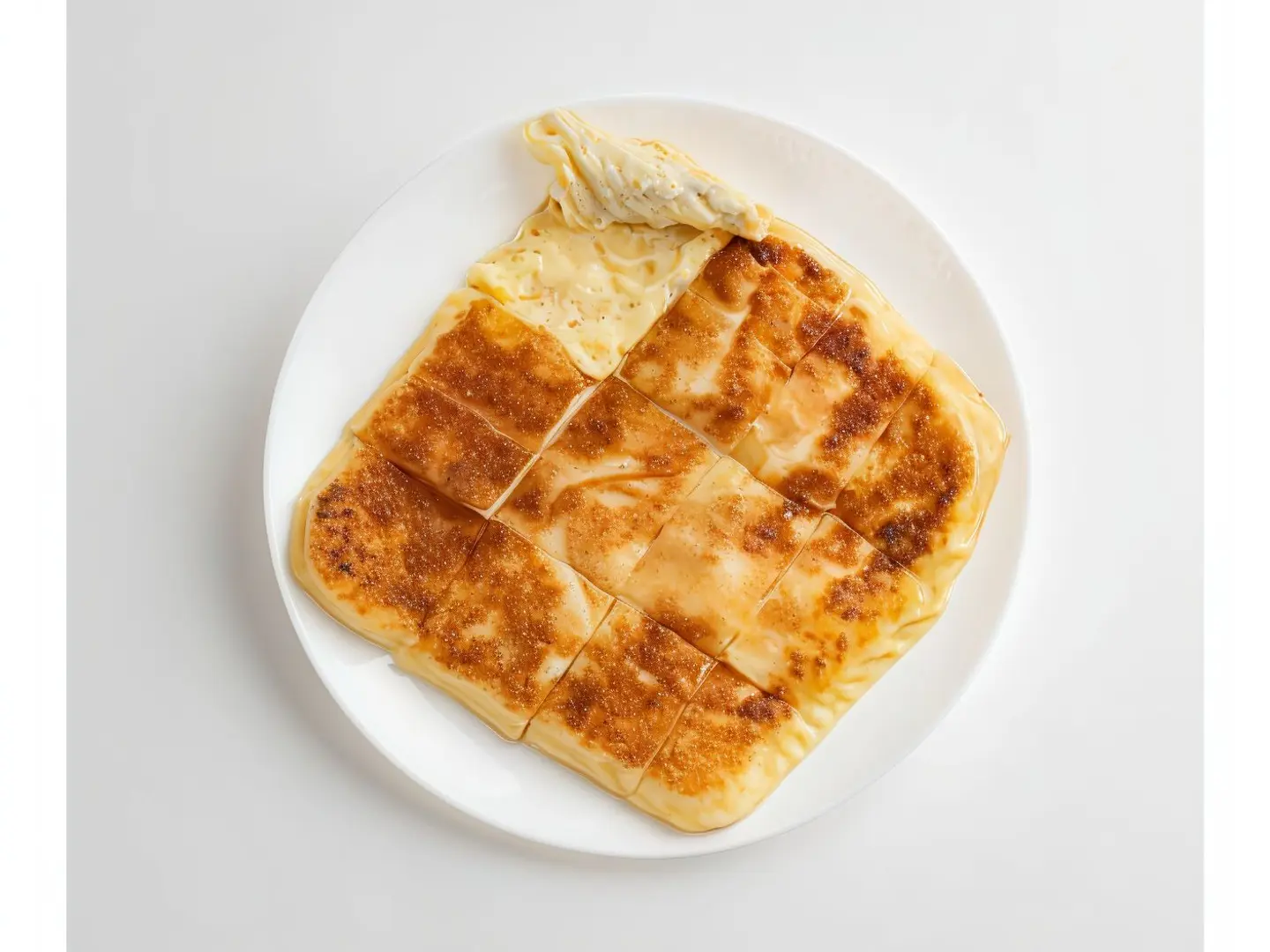 Sweet Mutabbak With Cream