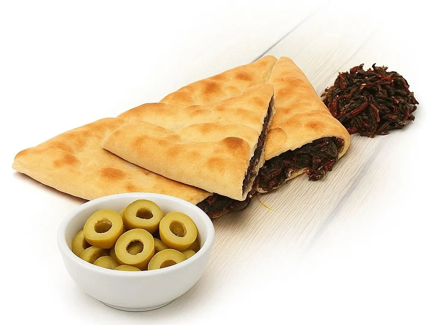 سبانخ مع الزيتون