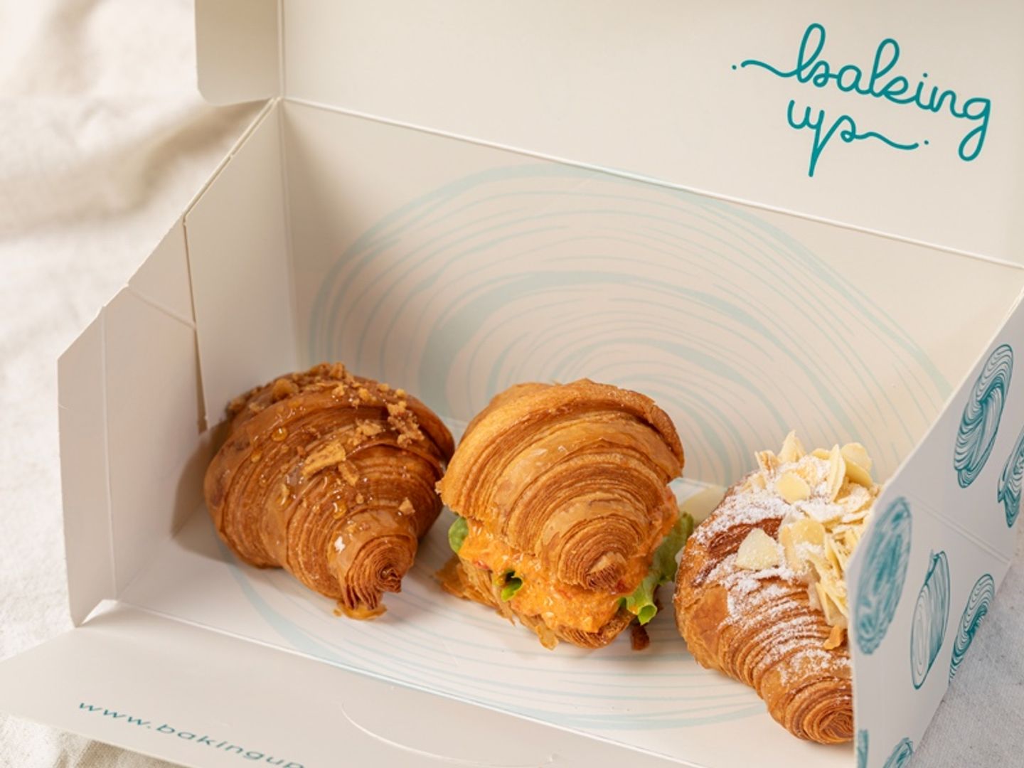 3pcs Box Mini Croissants