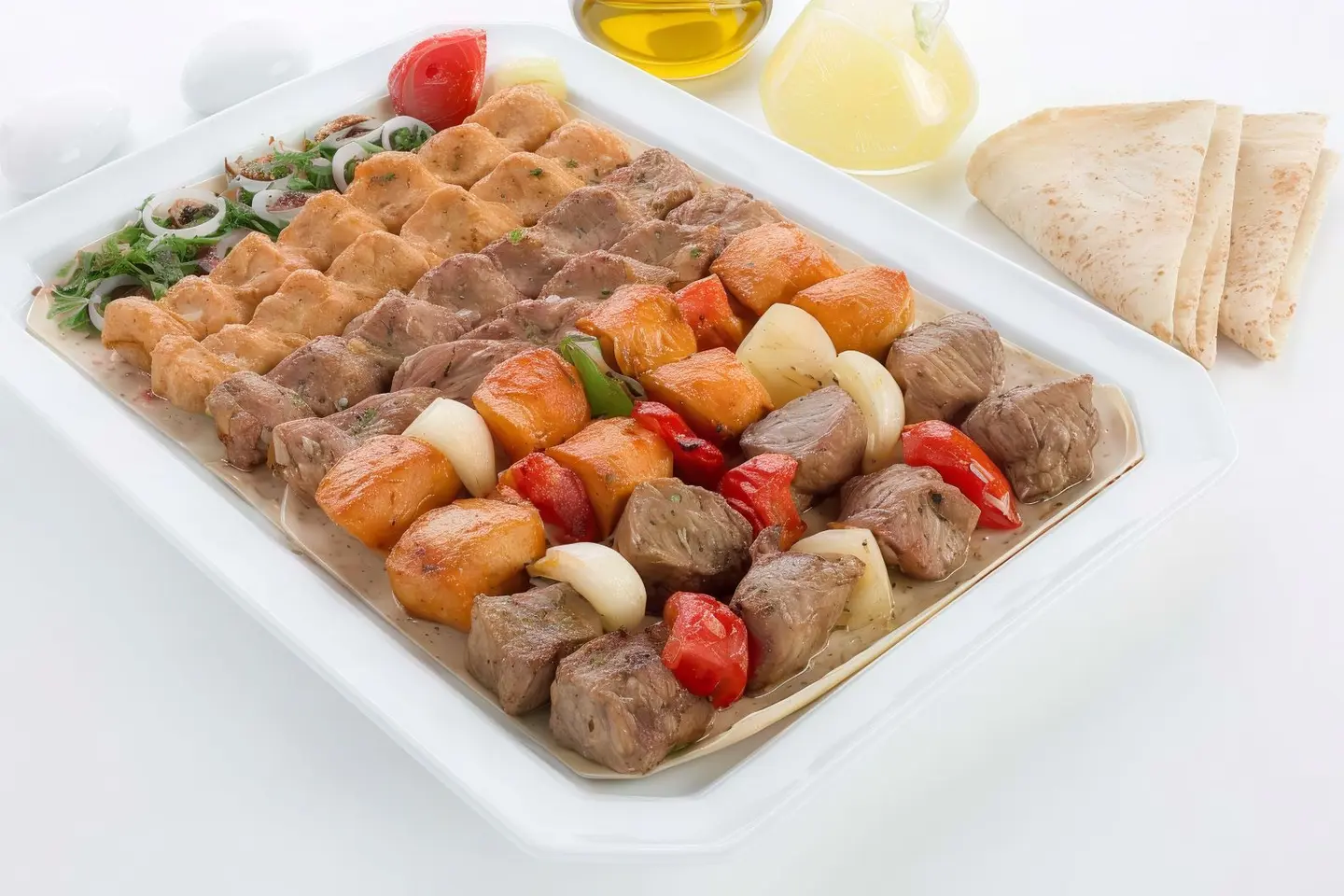 نصف كيلو مشويات مشكل