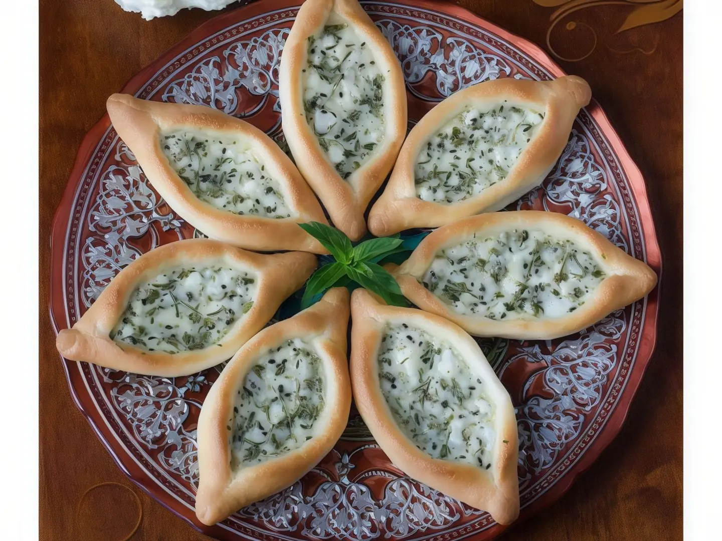 فطيرة لبنة و زيتون