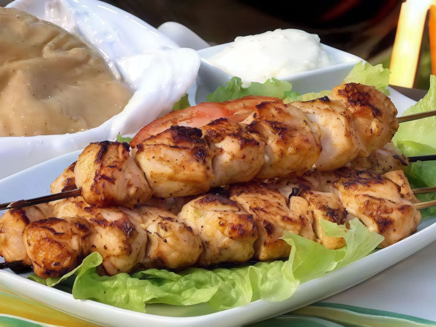 دجاج شيش طاووق كبير