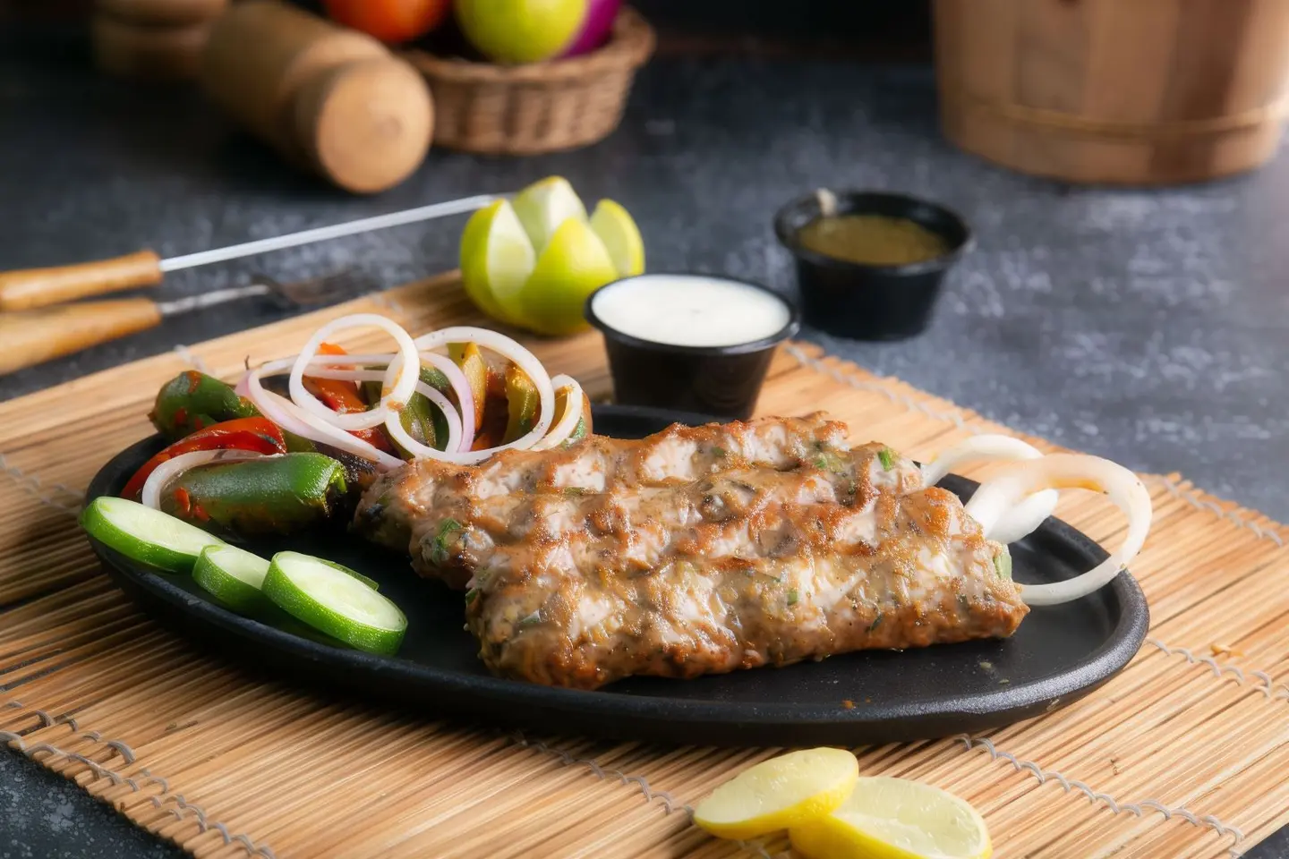 کباب دجاج ریشمي