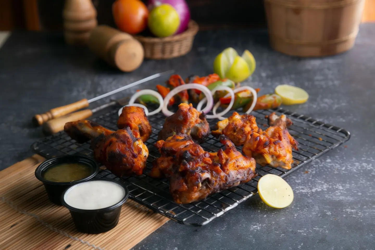 دجاج أوصال بالحار