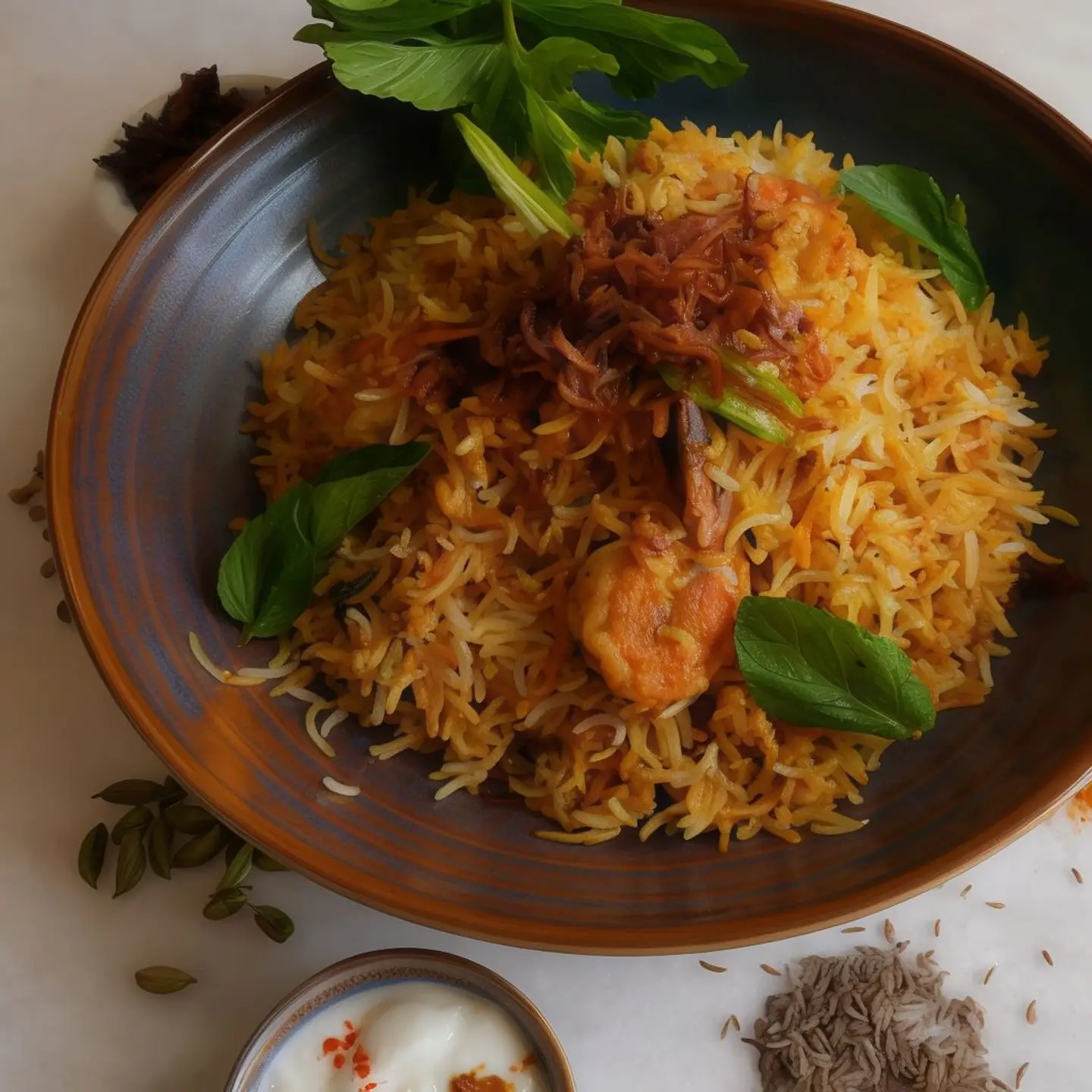 Mughlai Jhinga Biryani