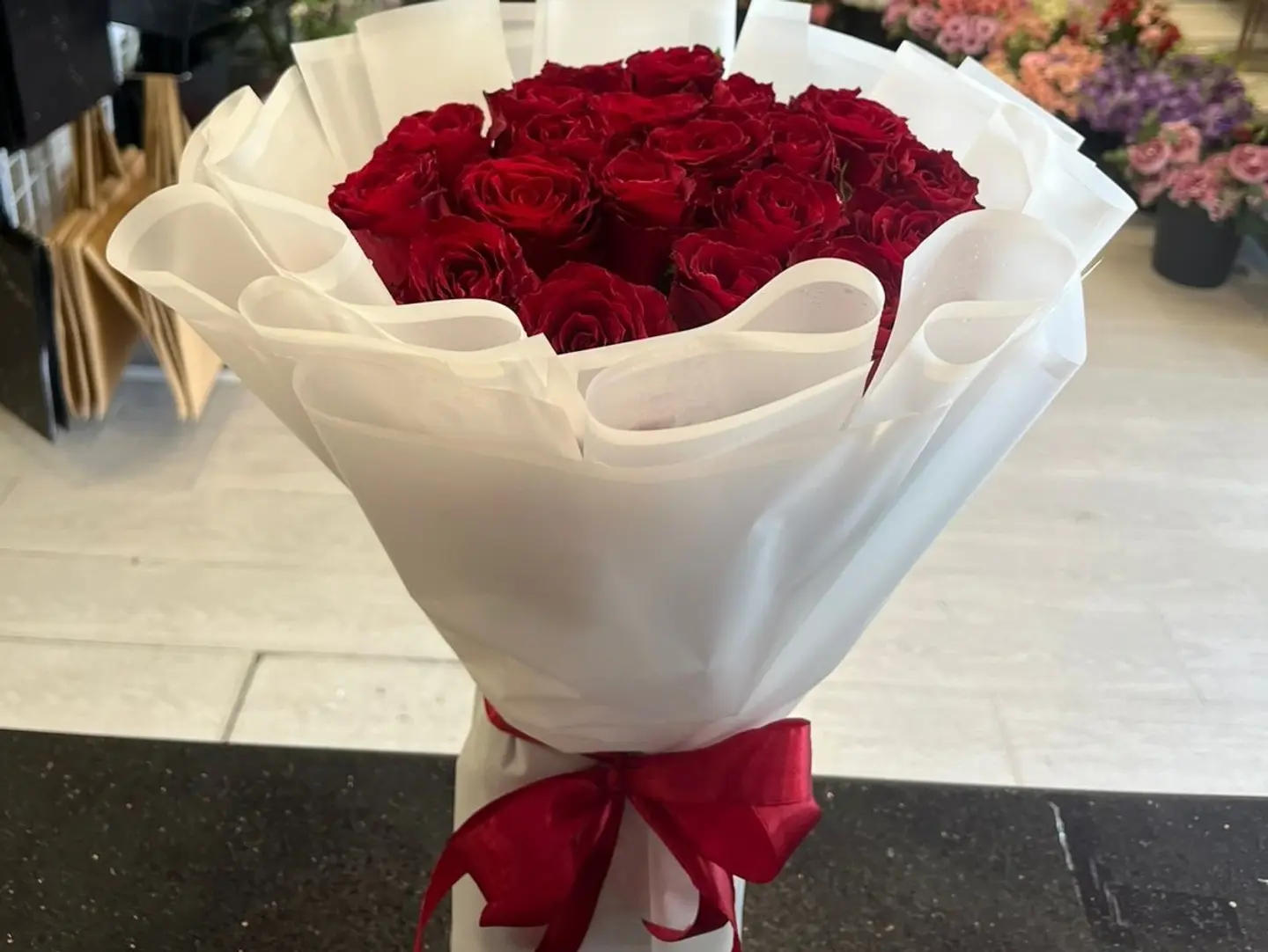 30 Red Ross Bouquet 45623