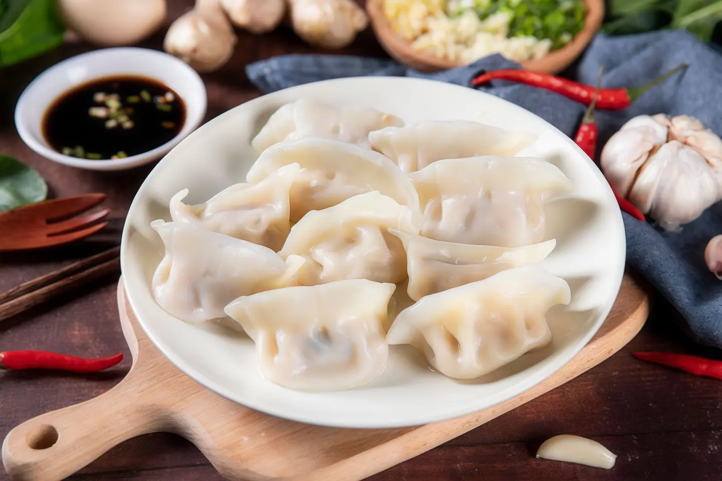 Z3 Cuttlefish Chive Dumplings