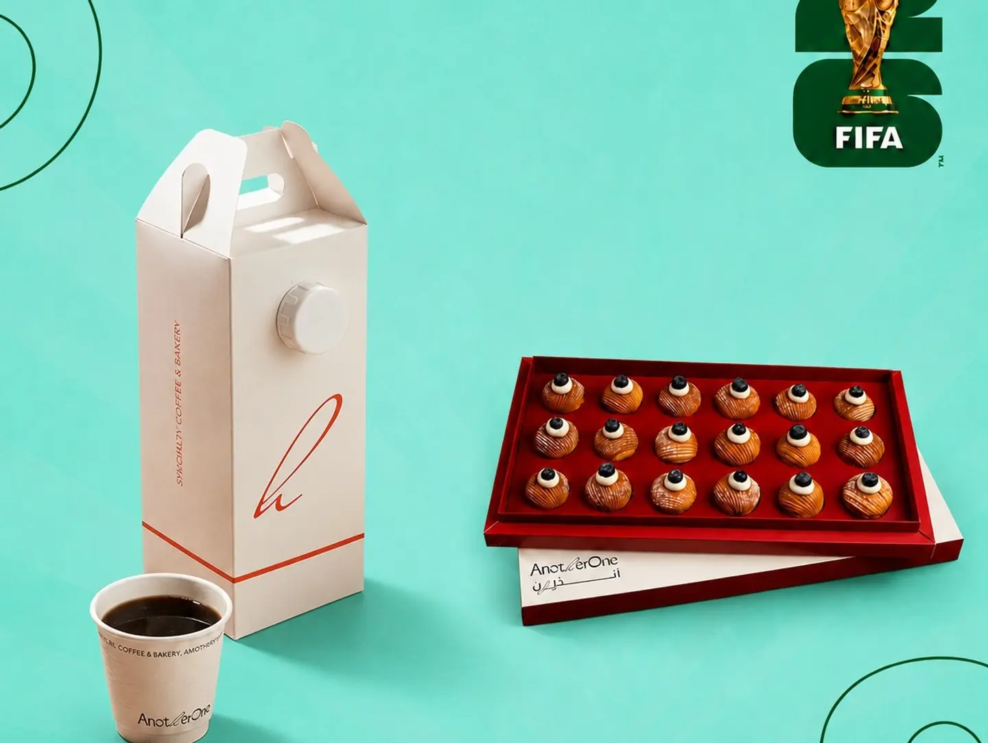 Mini Blueberry Danish Box With Coffee Of The Day (World Cups Offer)