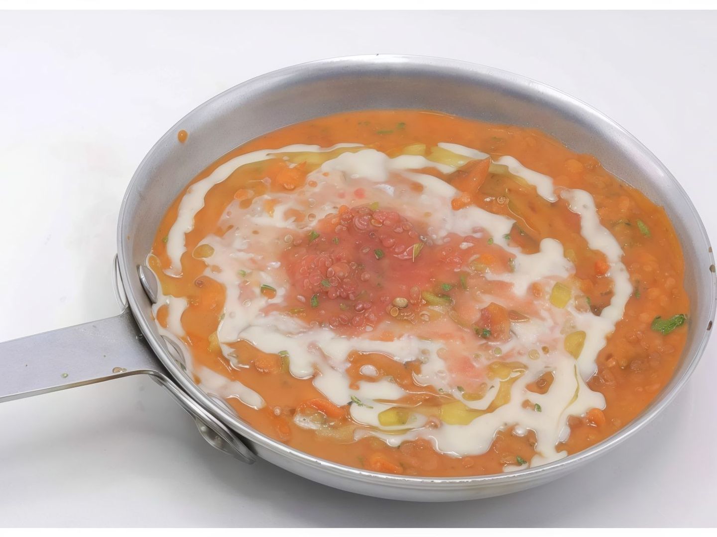 عدس طاوة بالزيت