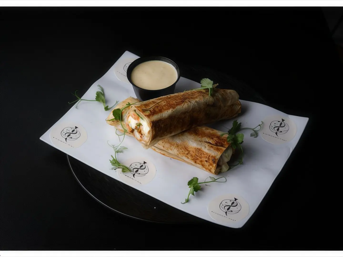 رول دجاج عربي