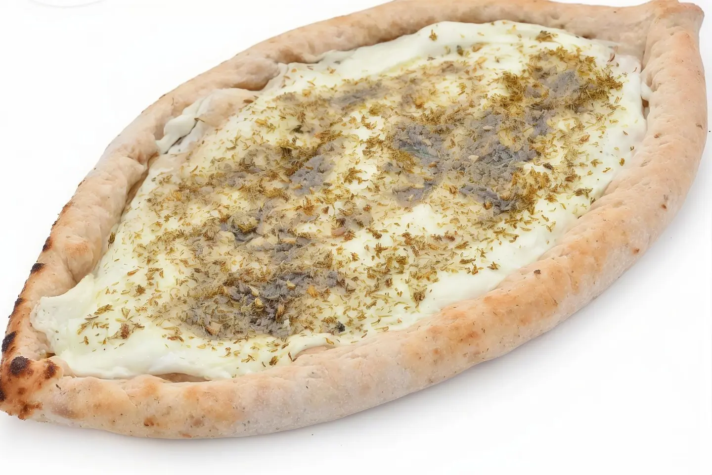 فطيرة لبنة مع زعتر