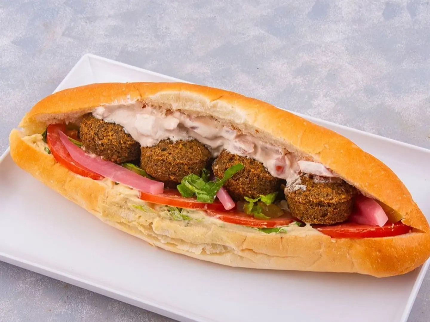 Plain Samoli Falafel Sandwich