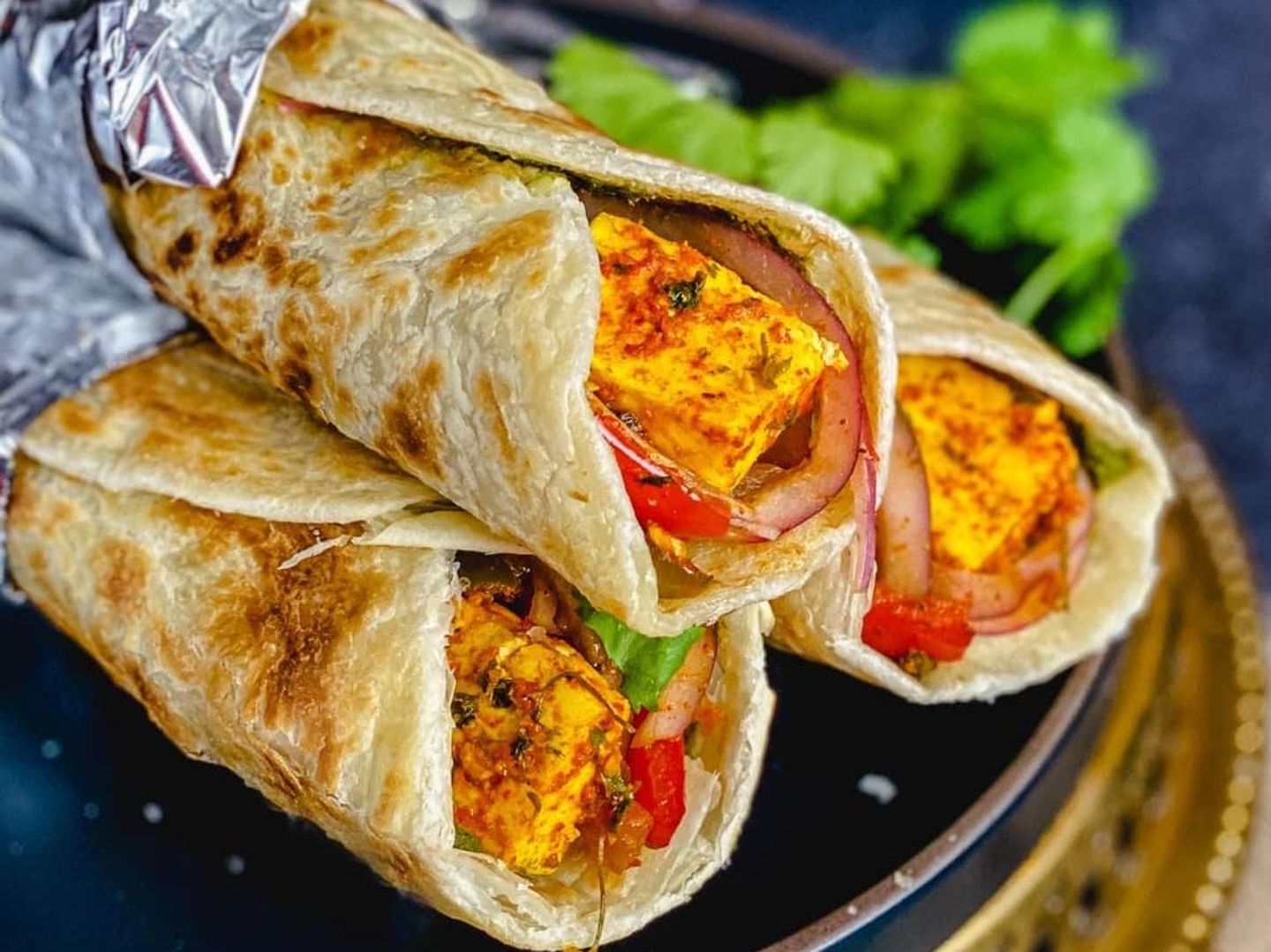 Paneer Chilly Roll