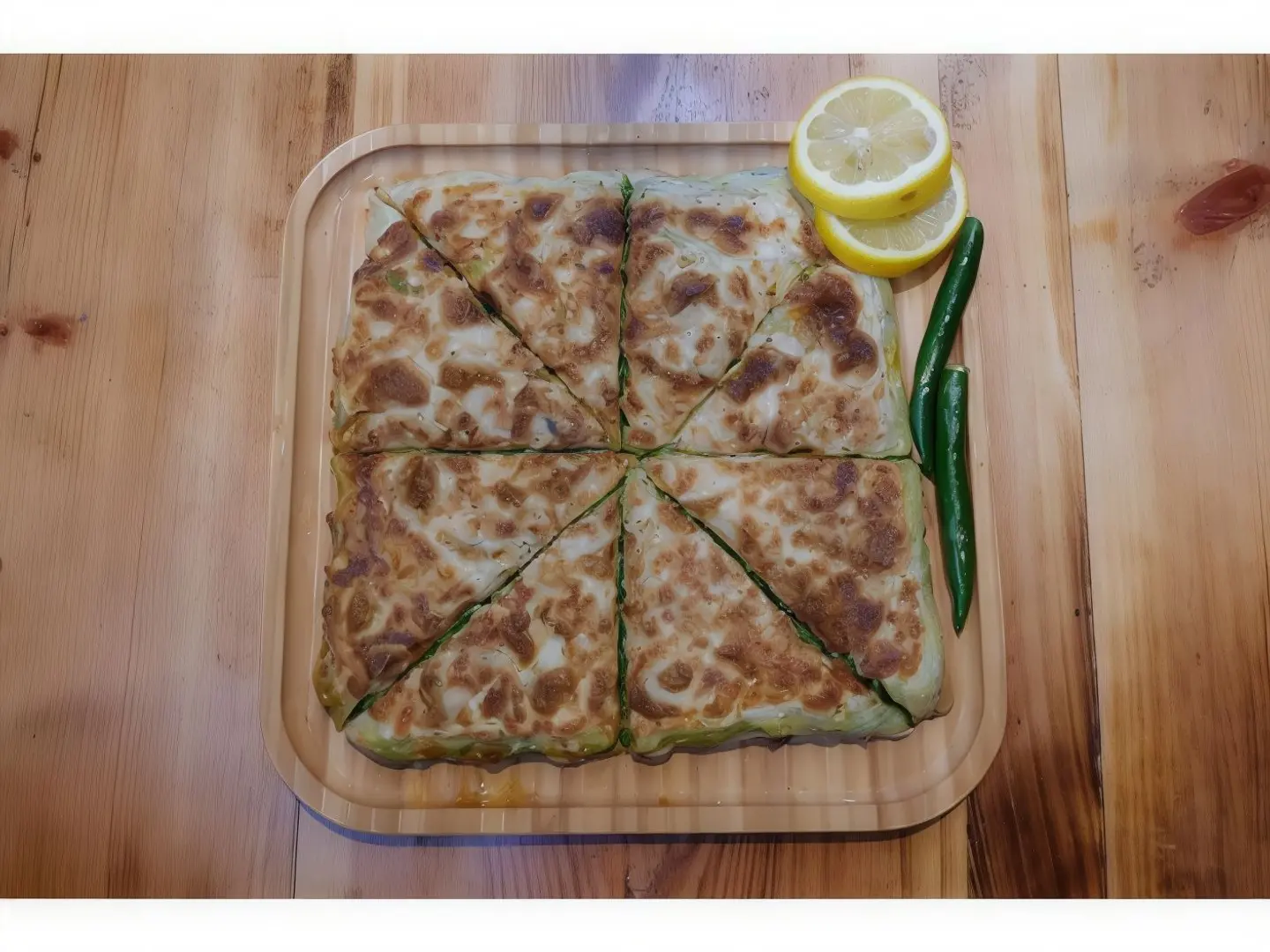 مطبق خضار واللحم