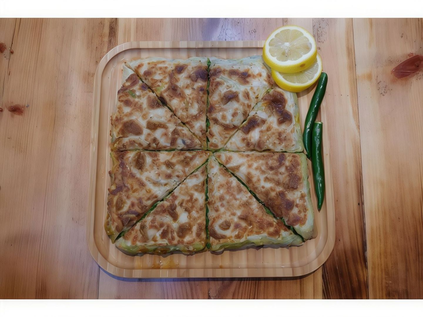 مطبق باللحم الحراق