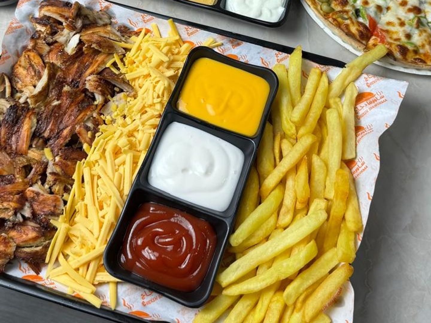 Shawarma Plate With Cheese