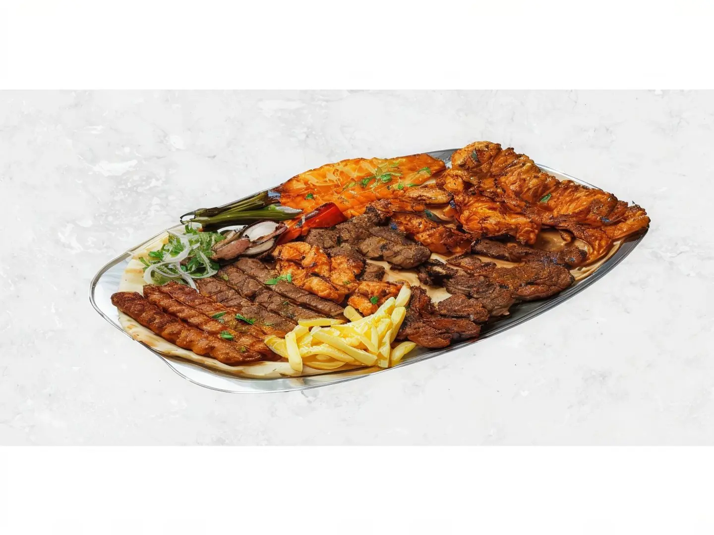 A For One Person Of The Alraafidayn Plate