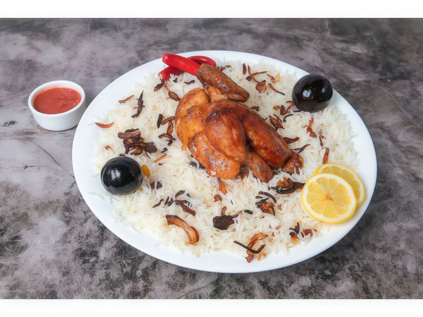 حبة الا ربع مع الارز