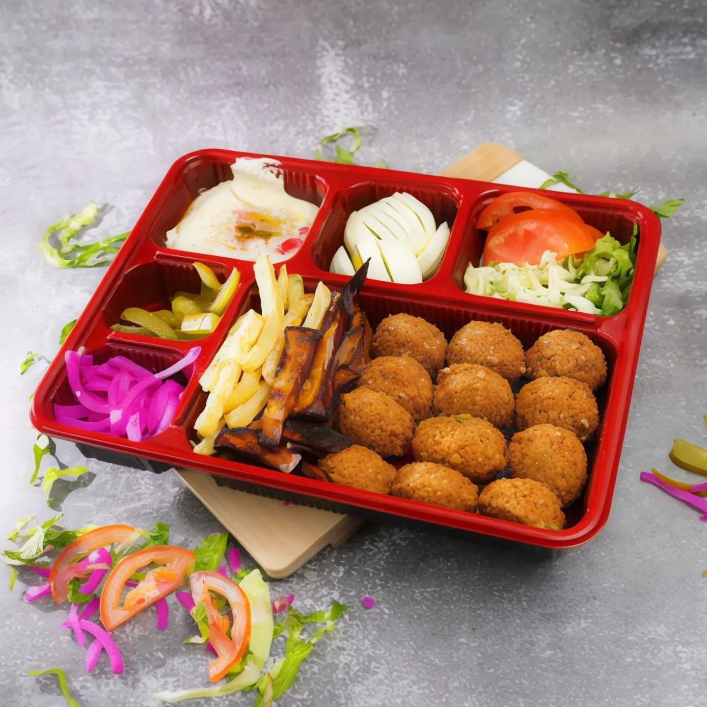 Medium Mixed Falafel Plate