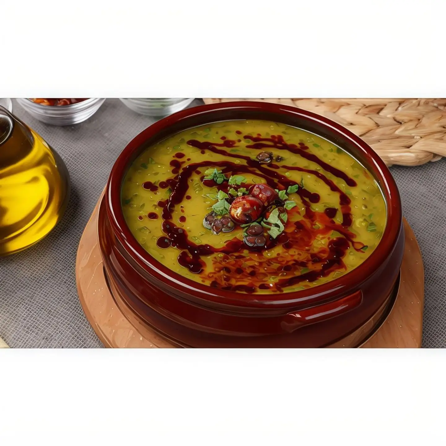 عدس بالزيت