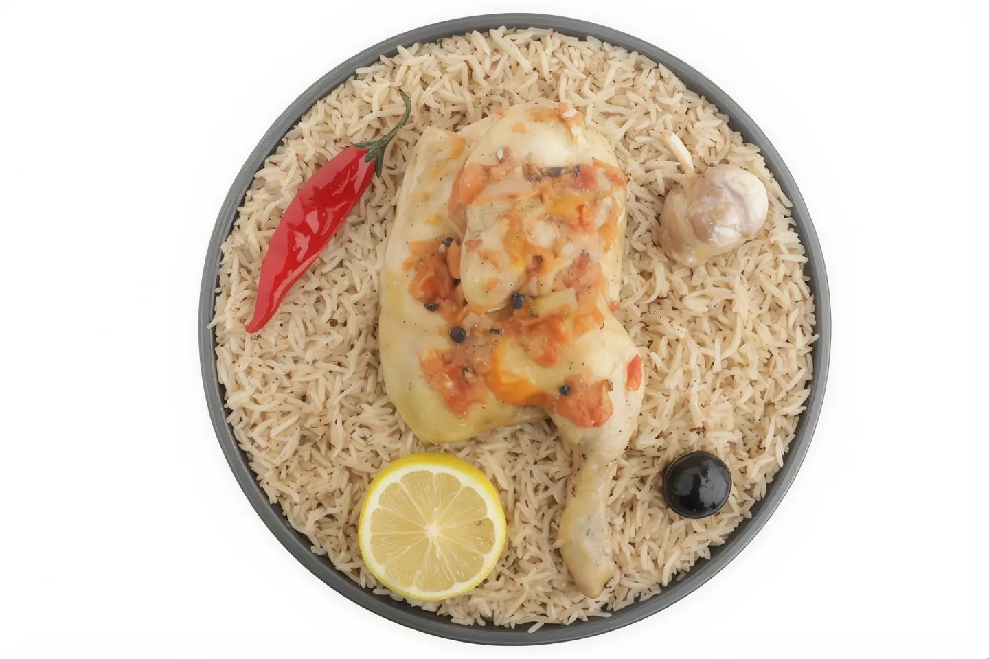 Chicken Saleeq With Rice - Whole Chciken