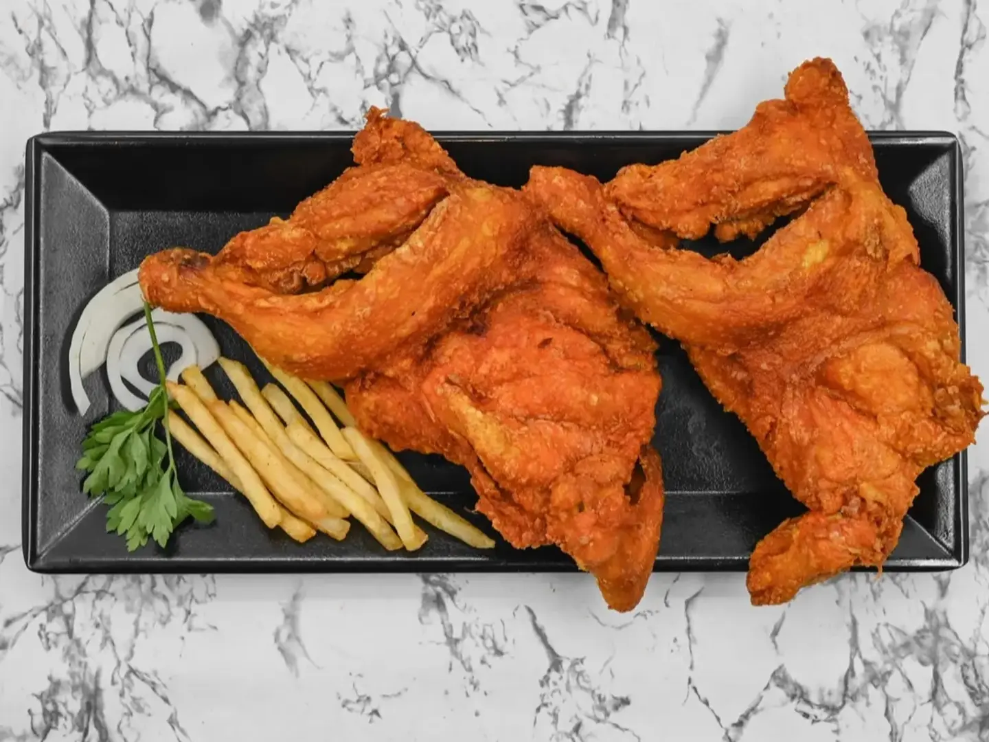 Whole Fried Chicken Without Rice