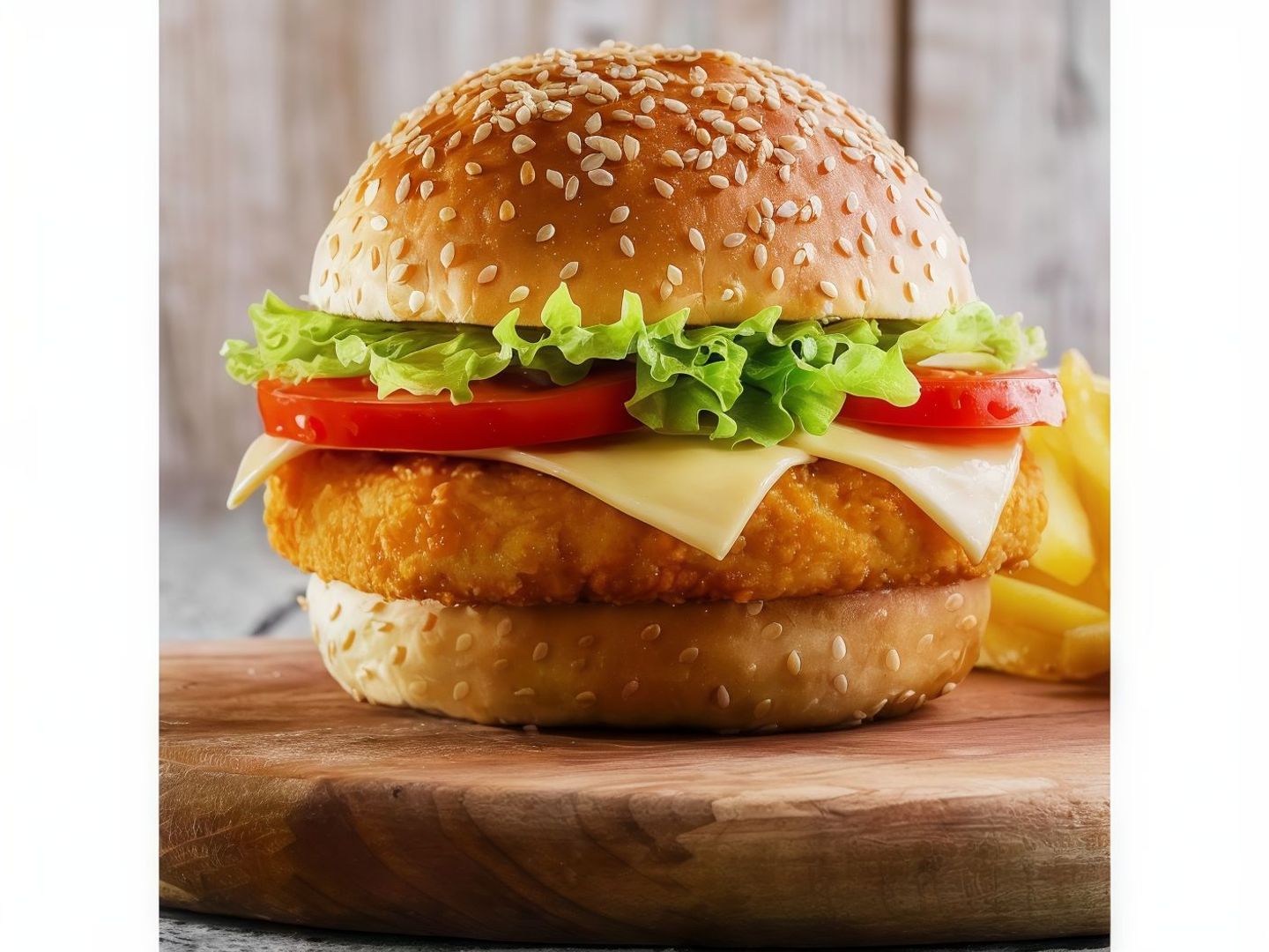 Double Chicken Burger