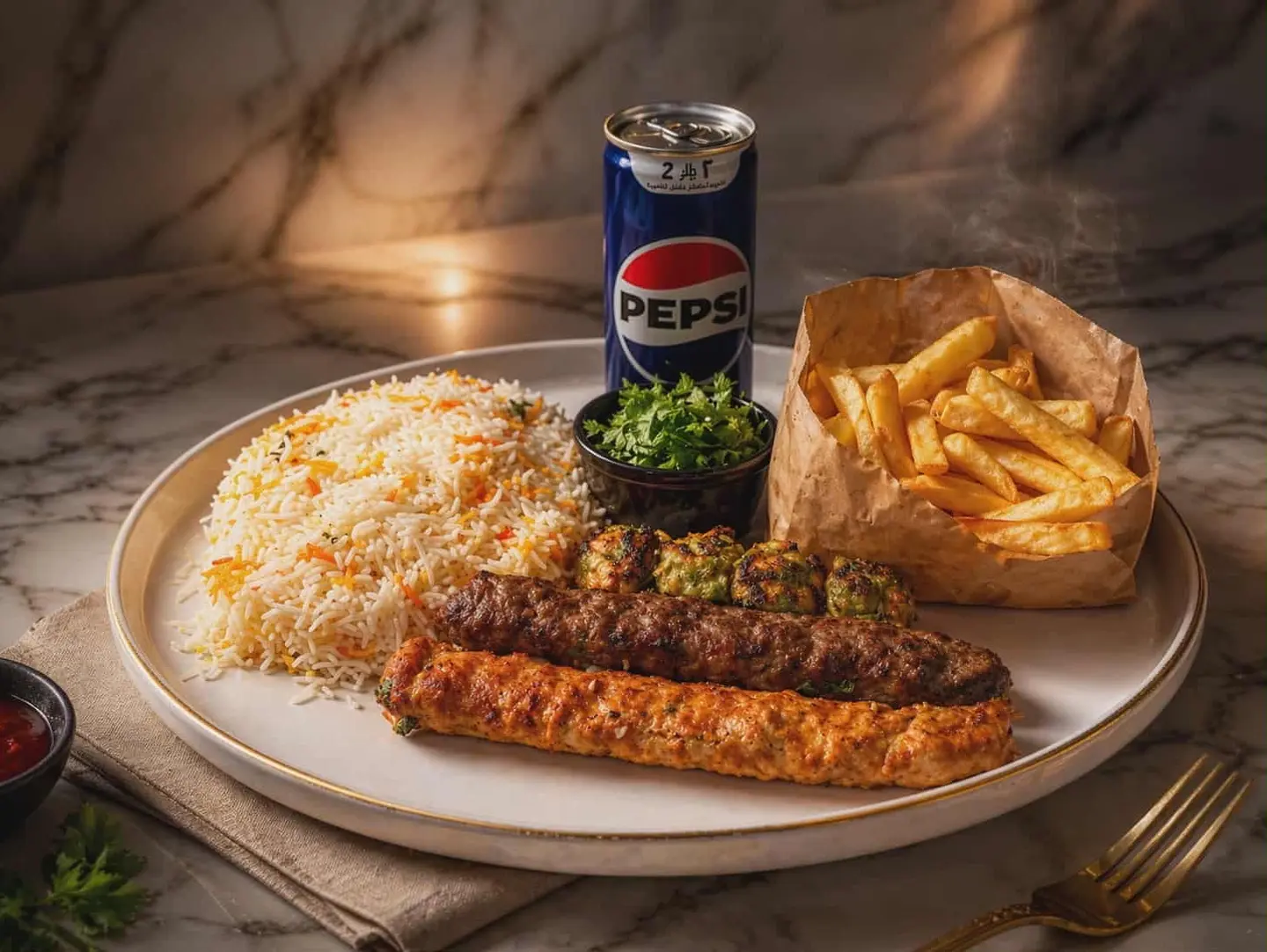 4 Skewers Mixed Grill Meal