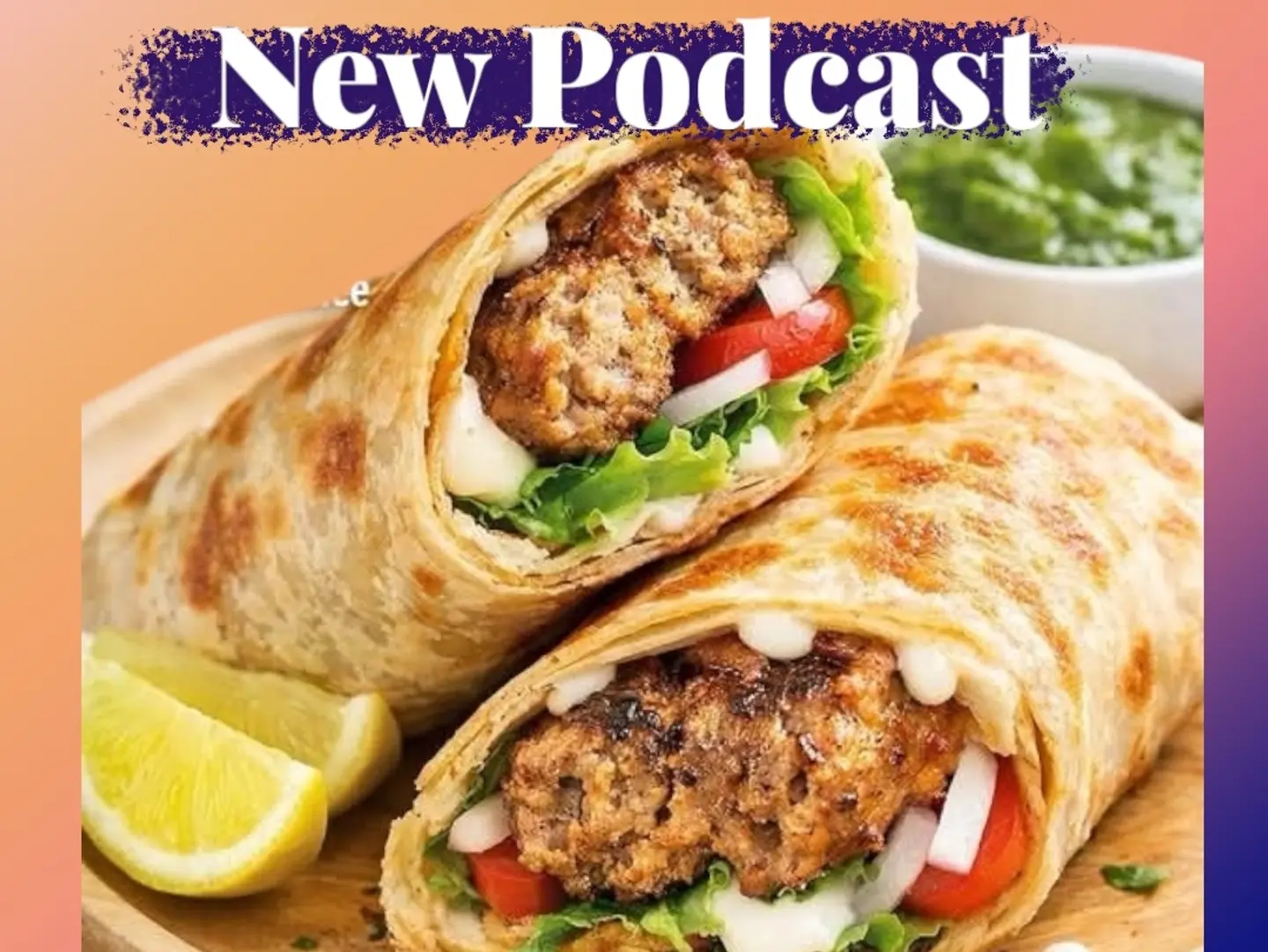 Meat Kebab Large Sandwich