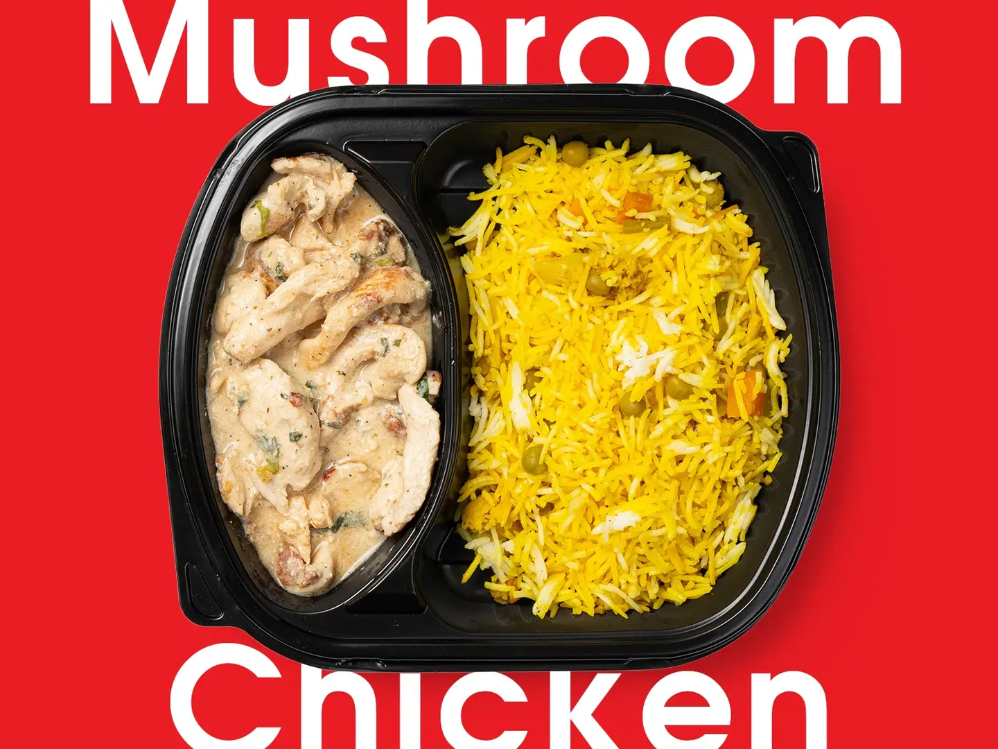 دجاج بالفطر