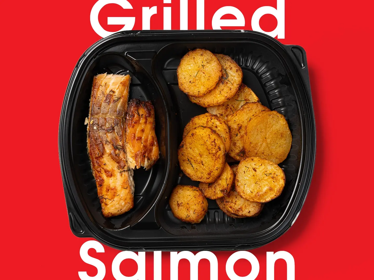 سمك السلمون المشوي