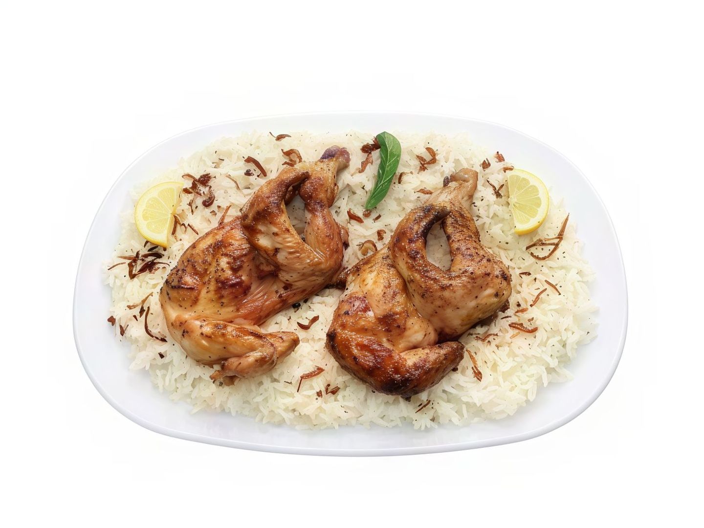 نص دجاج مظبي