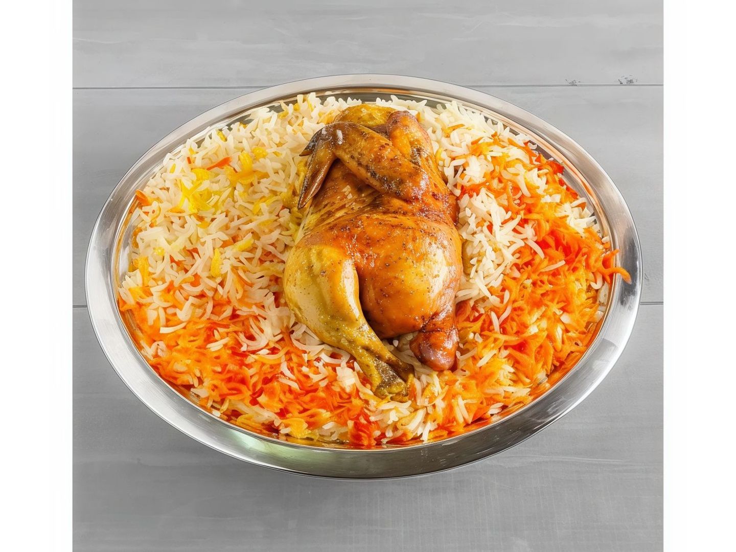 نص دجاج مندي