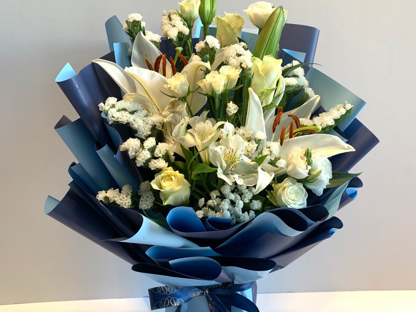 Bluebells Stand Bouquet
