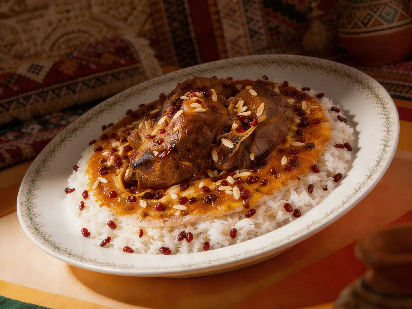 Madini Rice With Lamb