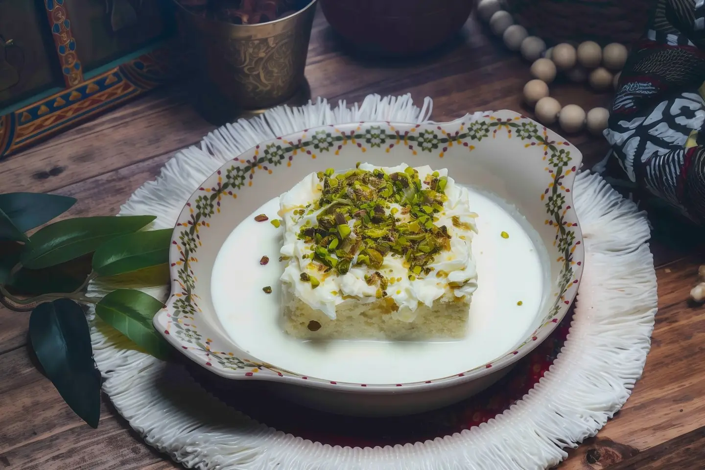 كيكة الحليب بالقشطة البلدي