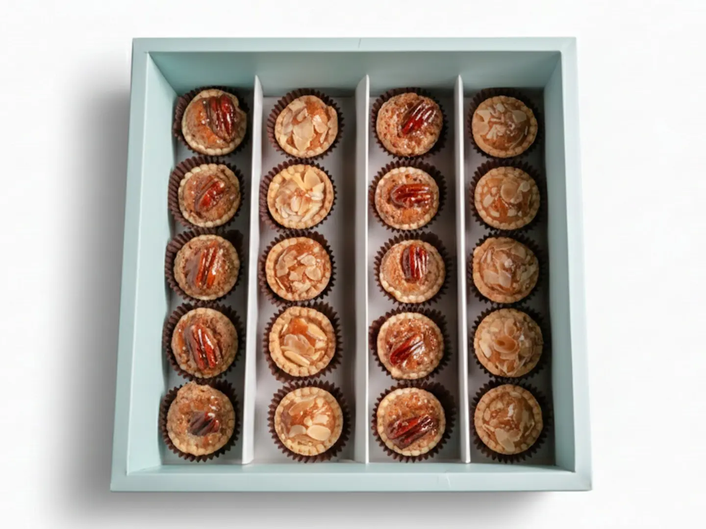 Almond Tart Box And Pecan Tart
