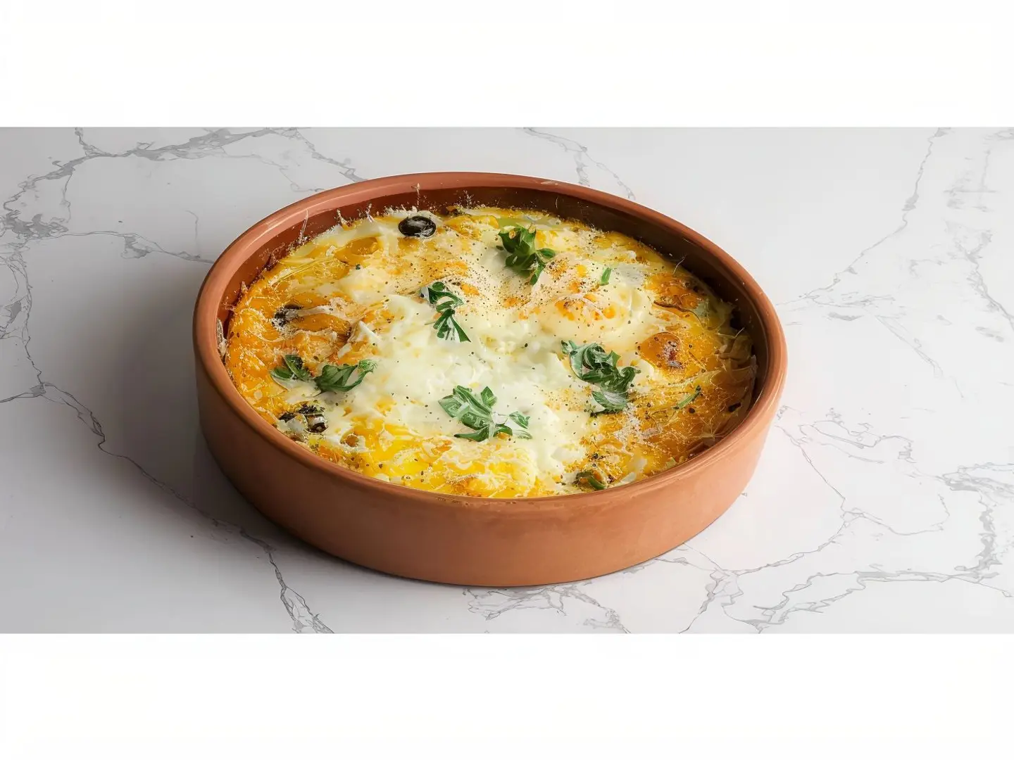 بيض عبون إيطالي فرن