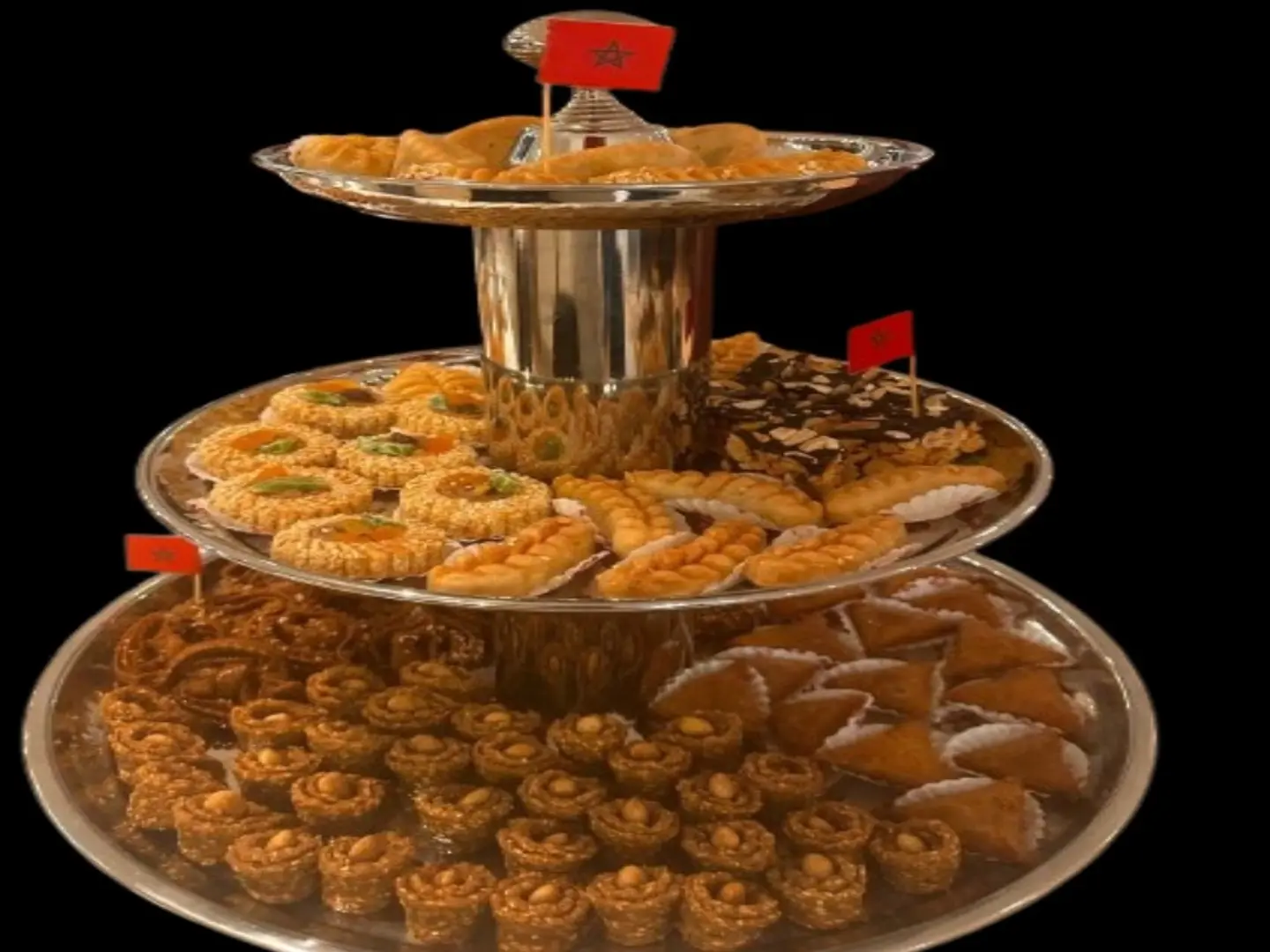 حلويات مغربية مشكلة