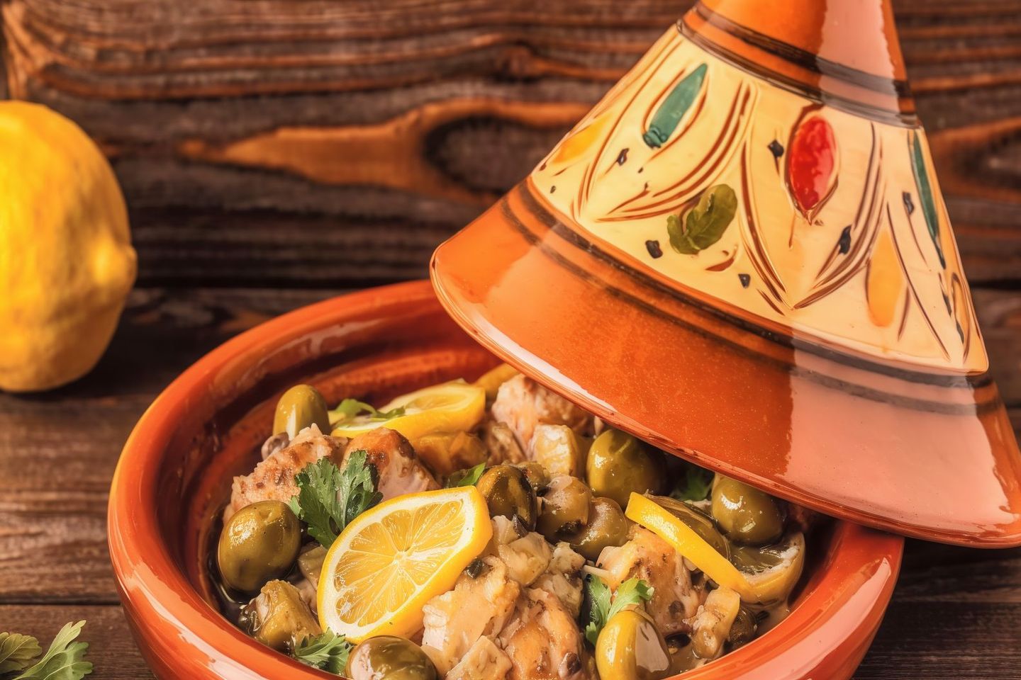 Chicken Casserole With Lemon And Olives