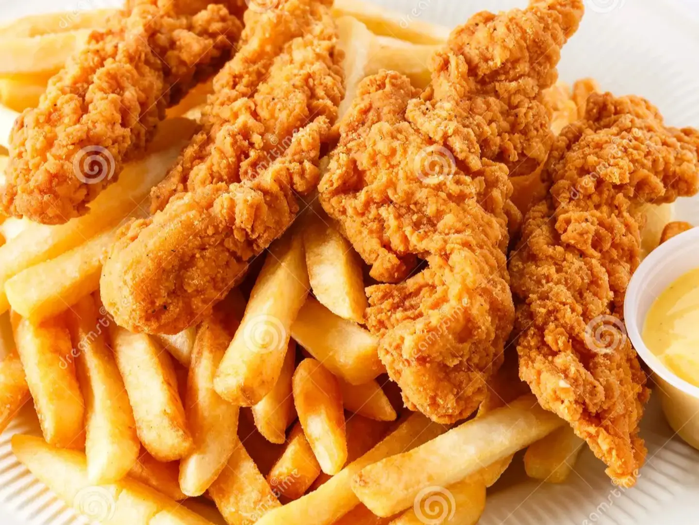 Chicken Strips With Fries