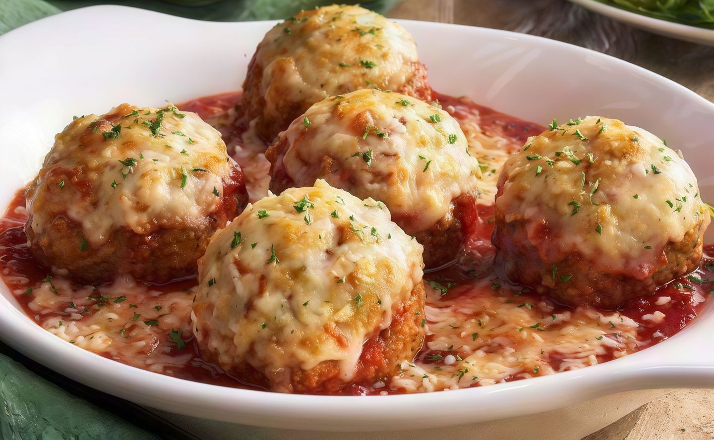 Meatballs Parmigiana
