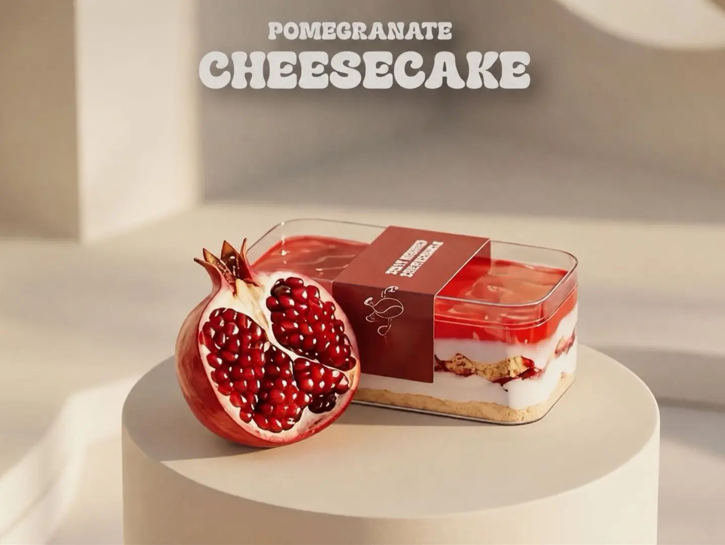 Pomegranate Cheesecake