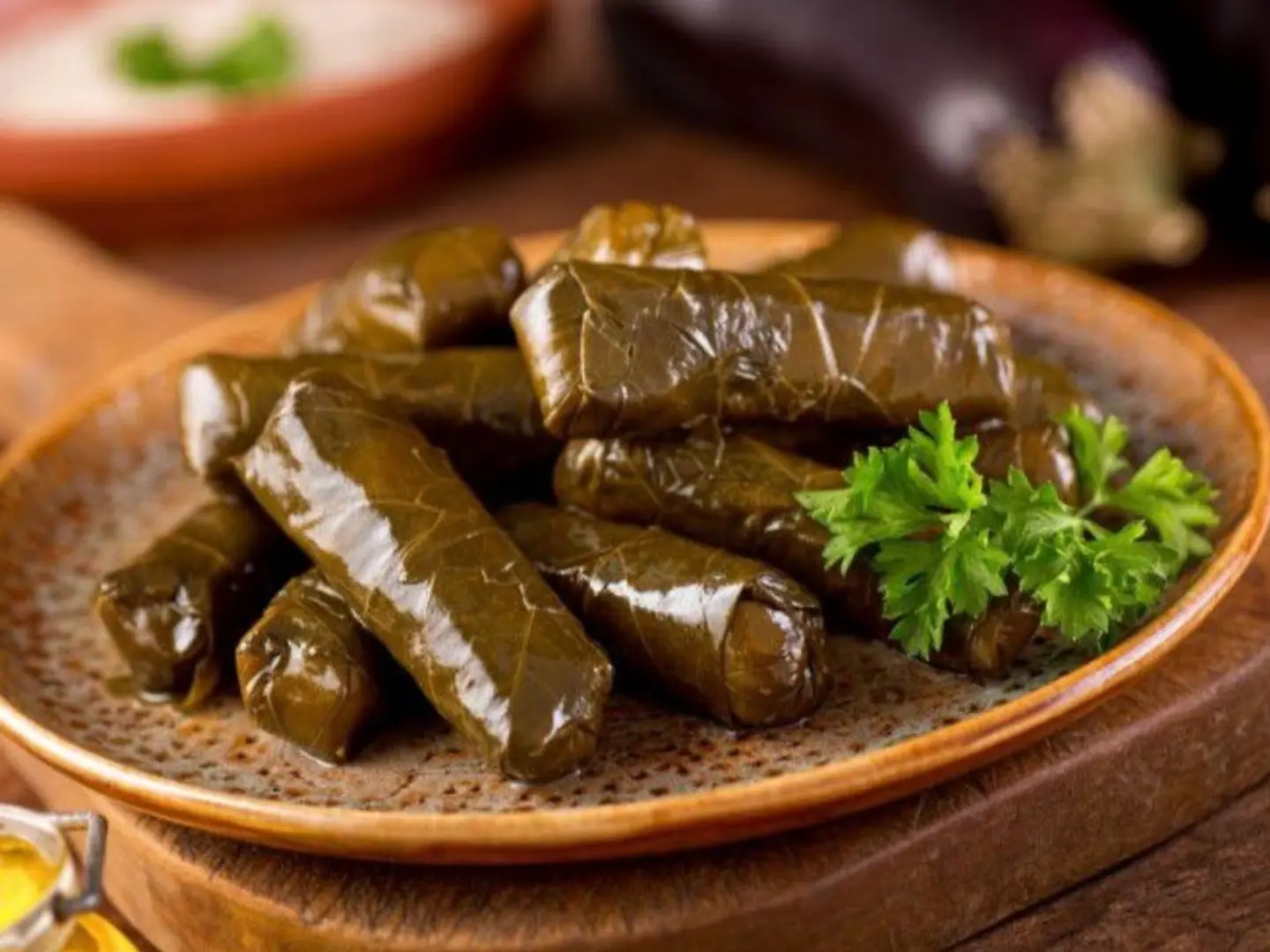 Stuffed Grape Leaves With Rice