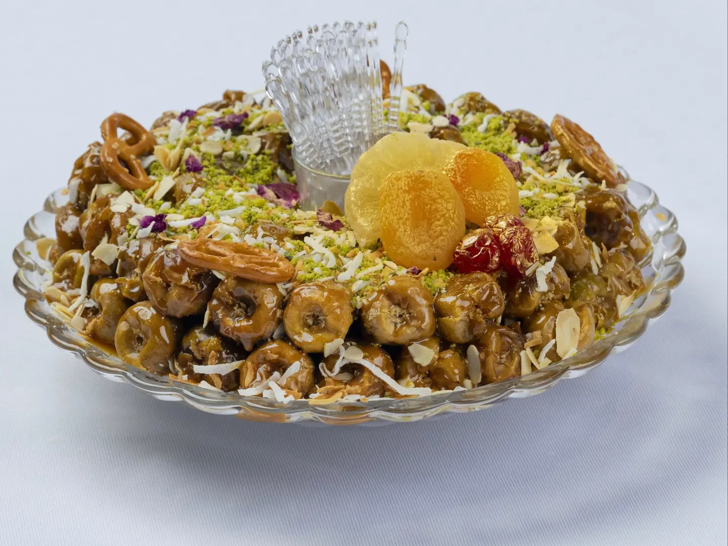طبق تقديم زجاجي (1 كيلو)
