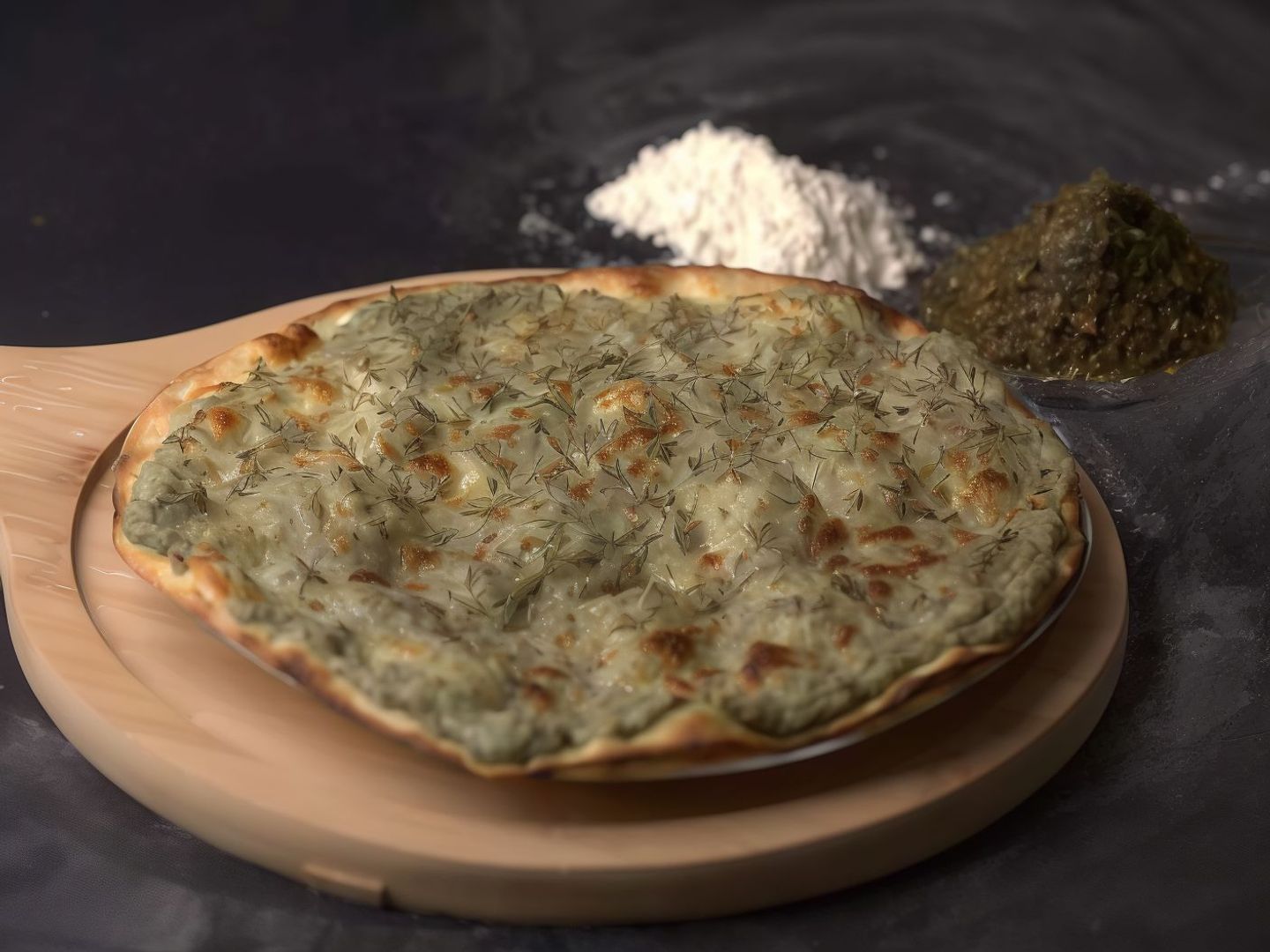 Thyme With Cheese Pie