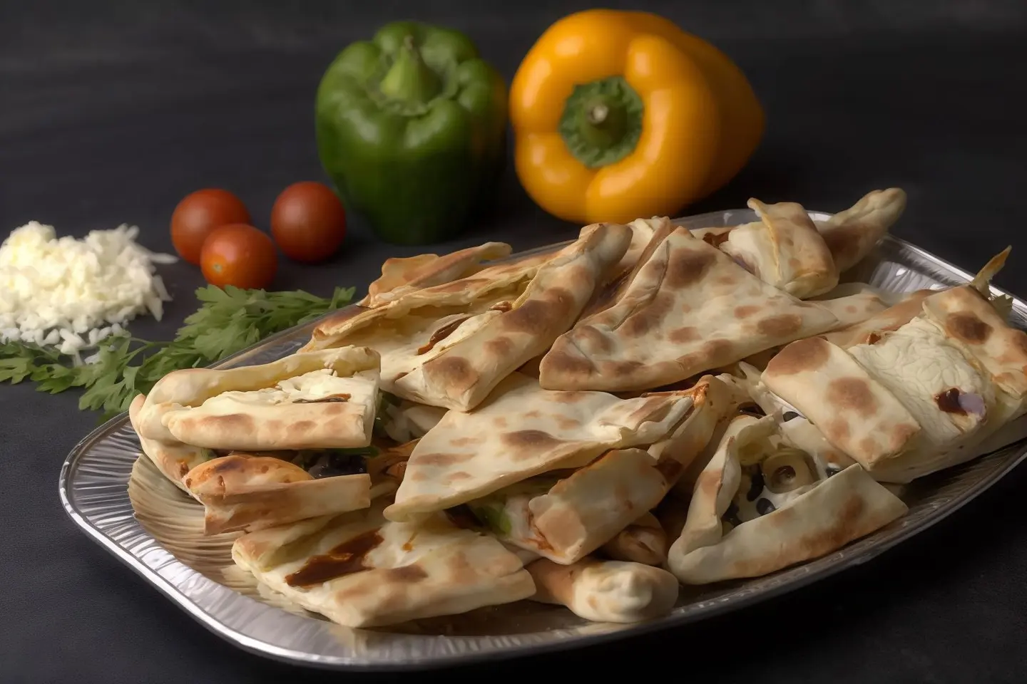 (صحن مشكل فطائر كبير ( قطع